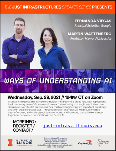 Sep. 29: Fernanda Viégas + Martin Wattenberg “Ways of Understanding AI”